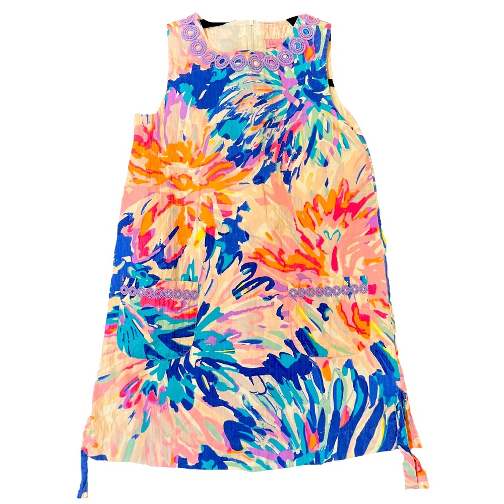 Girls Lilly Pulitzer Floral Dress - Vibrant Summer Fashion | Limited Time Offer!